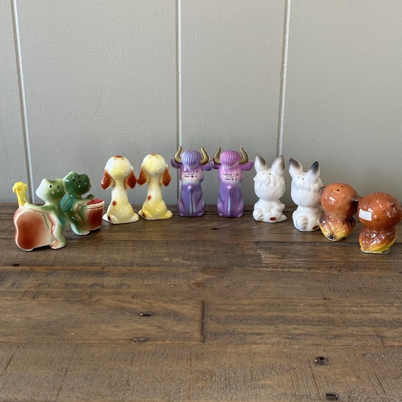 5 Vintage/JAPAN Salt & Pepper Shakers - Picture 2 of 12